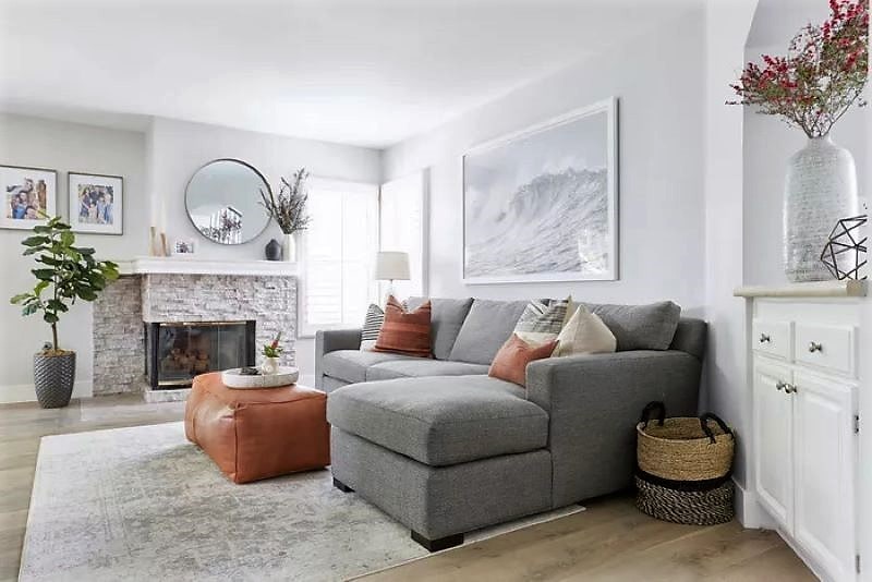 Small living room ideas with a fireplace