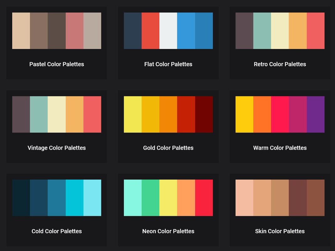 Rainbow nursery décor palette generator software