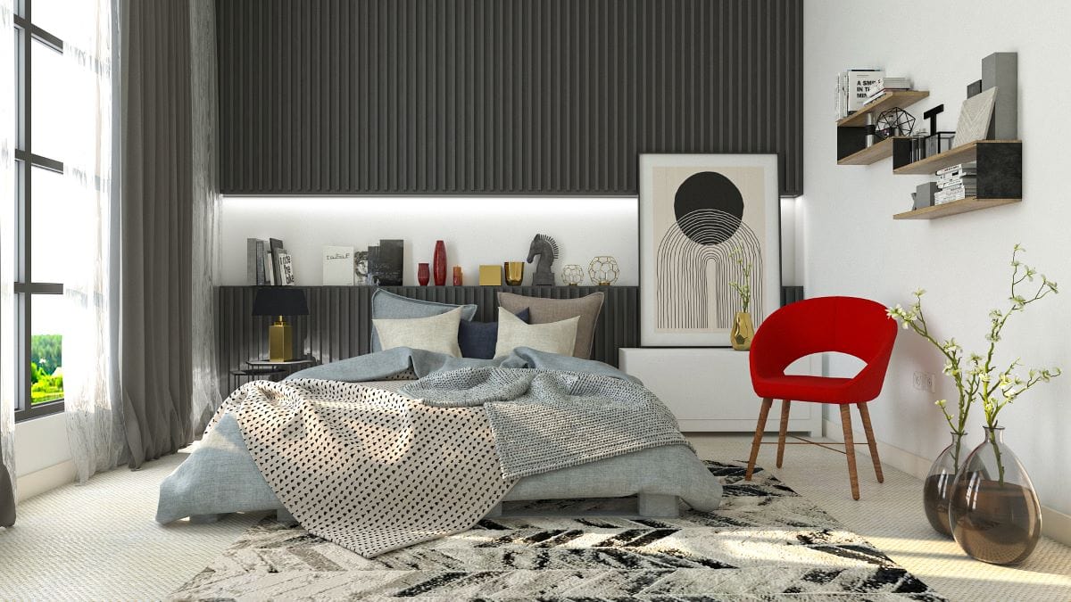 Contemporary guest bedroom ideas by Homilo